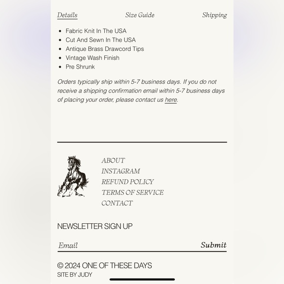 NEW One of these Days Pegasus Heavyweight Cotton Sweatpants Joggers USA Made M/L - Picture 15 of 15